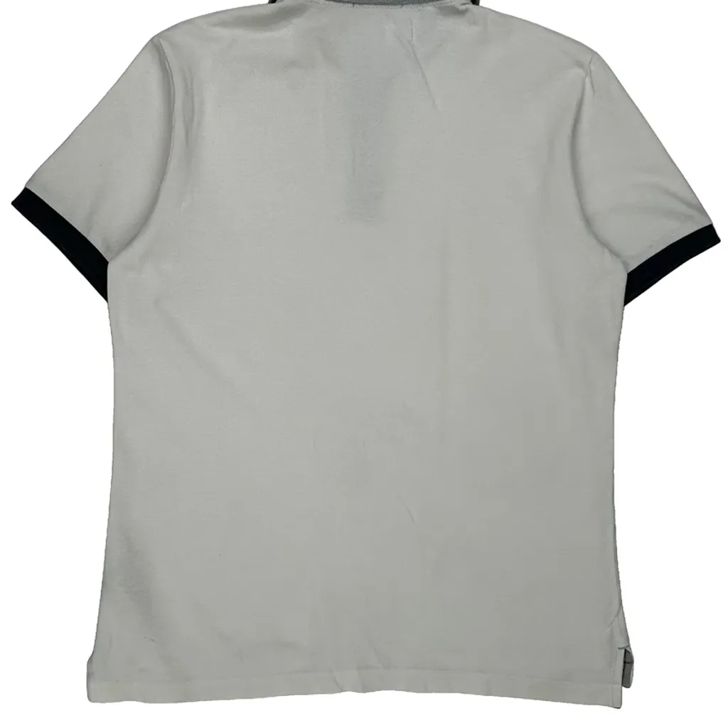 Burberry Brit Polo Shirt - Medium White Cotton - Image 7