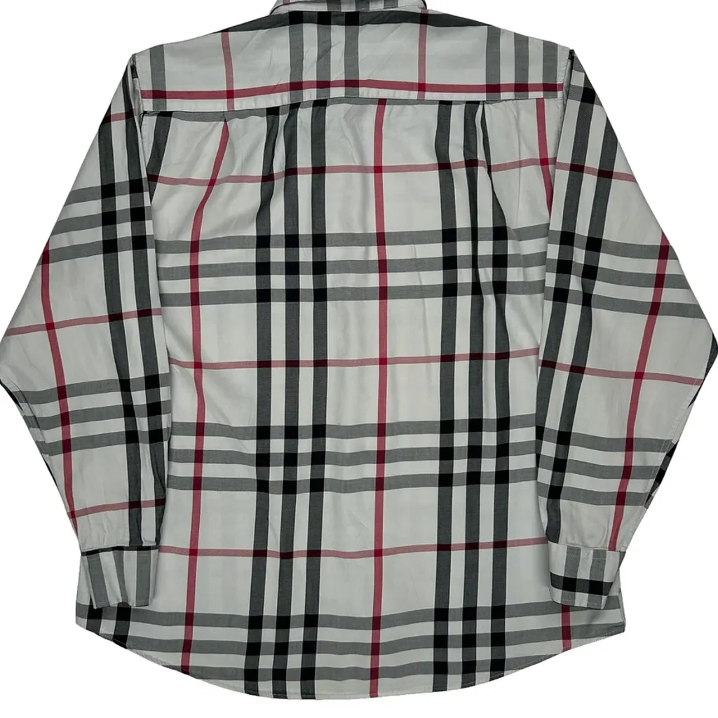 Burberry Brit Checked Shirt - 2XL Black & White Cotton - Image 6