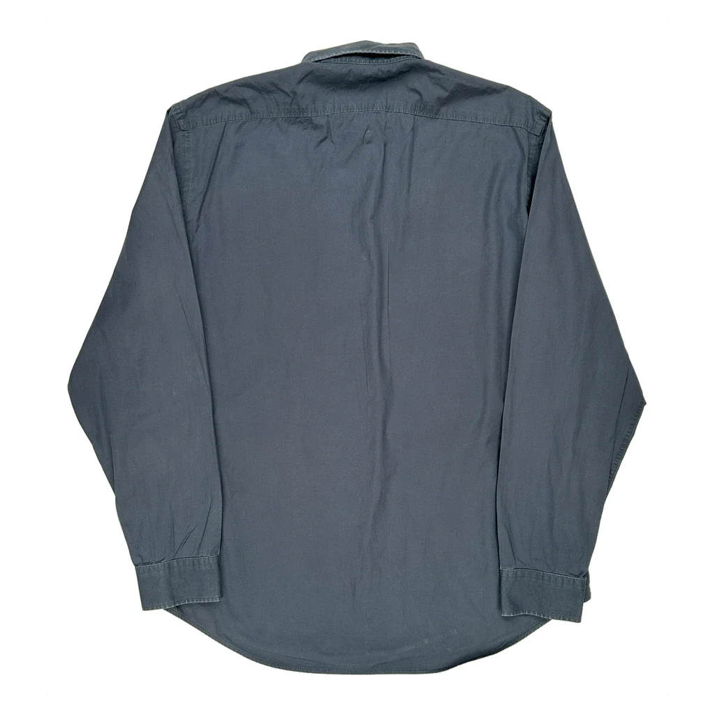 Burberry Brit Checked Shirt - Large Blue Cotton - Image 2