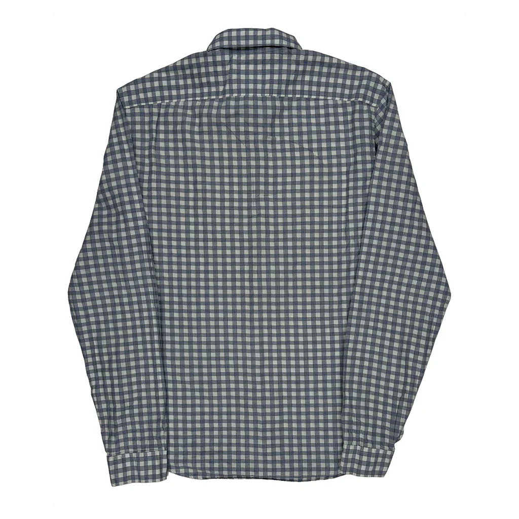 Burberry Brit Checked Shirt - Medium Blue Cotton - Image 2