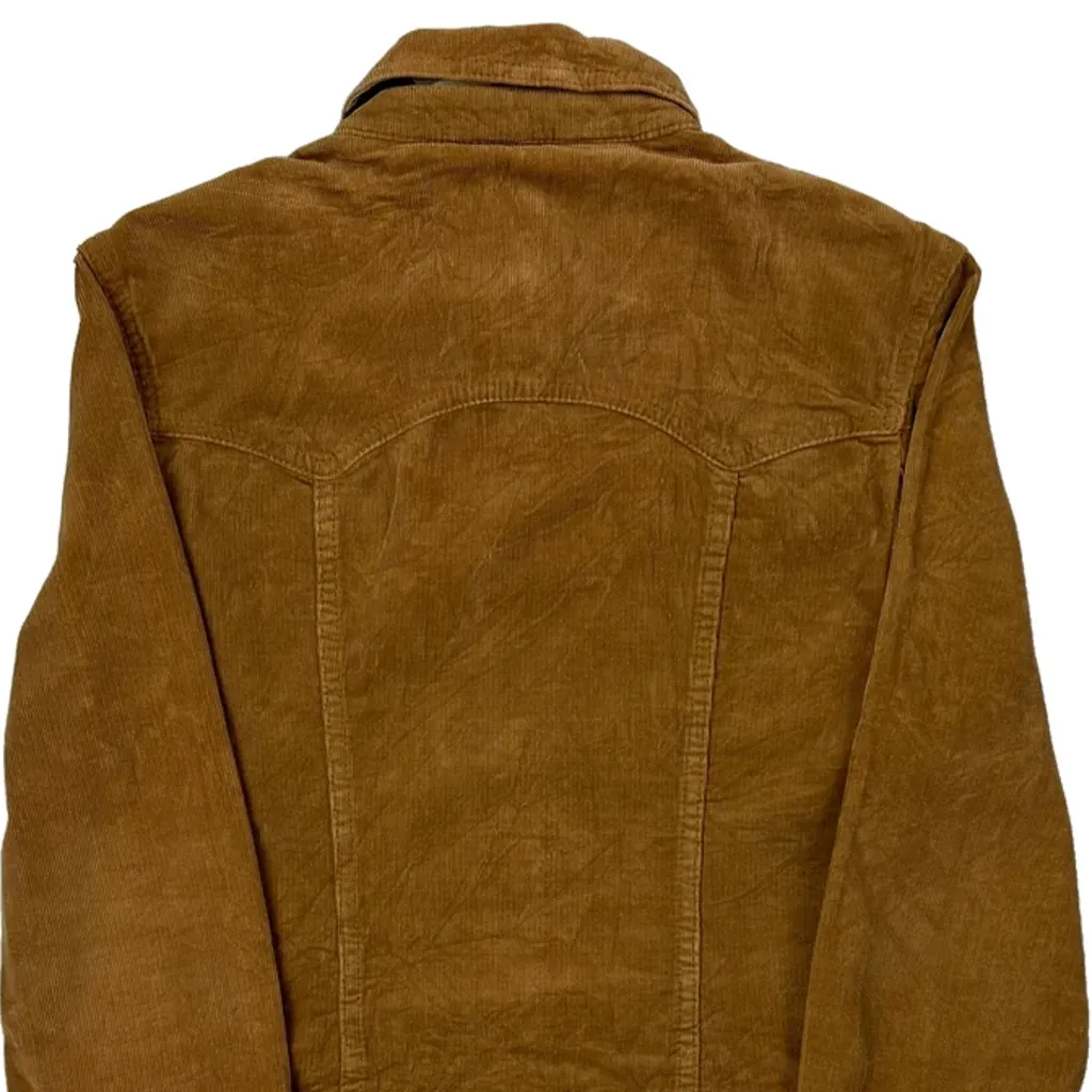 Burberry Military Style Cord Jacket - Small Brown Corduroy - Image 7