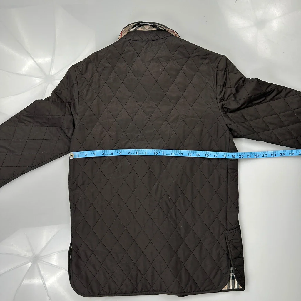Burberry Quilted Jacket - Medium Black Polyester - Image 3