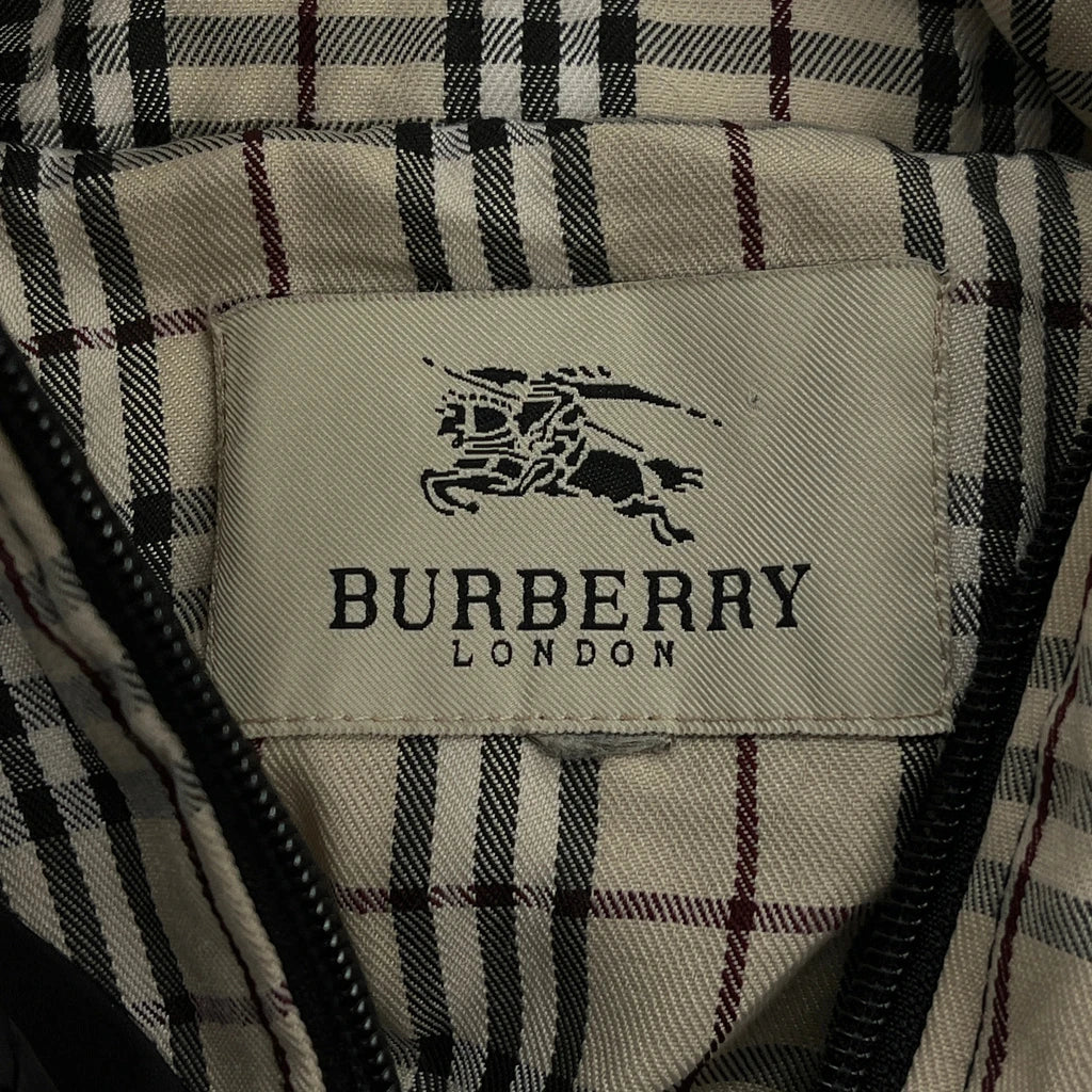 Burberry Checked Jacket - Large Black Polyester - Image 5