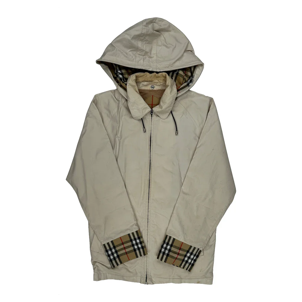 Burberry London Coat - Small Beige Cotton