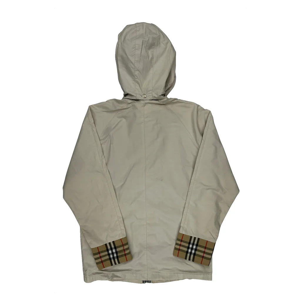 Burberry London Coat - Small Beige Cotton - Image 2