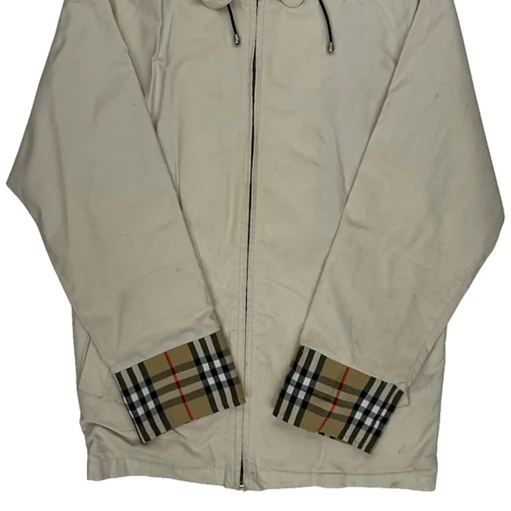 Burberry London Coat - Small Beige Cotton - Image 4