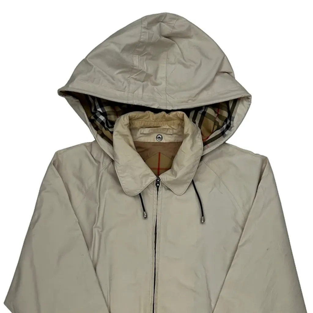 Burberry London Coat - Small Beige Cotton - Image 5