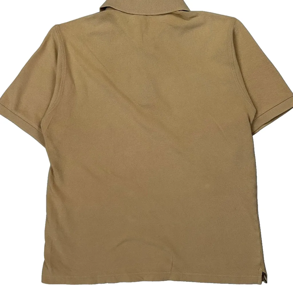 Burberry London Polo Shirt - Small Beige Cotton - Image 7