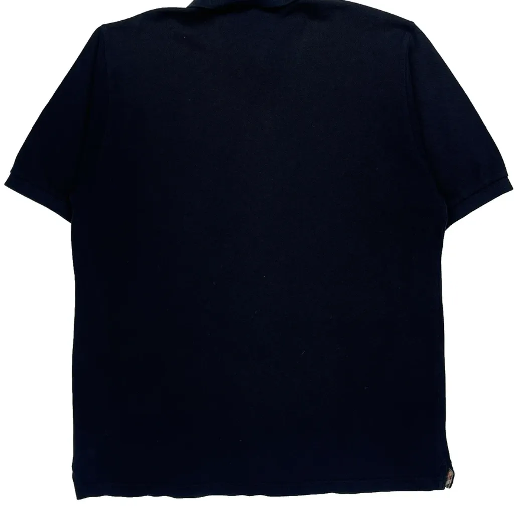 Burberry London Polo Shirt - Large Navy Cotton - Image 6
