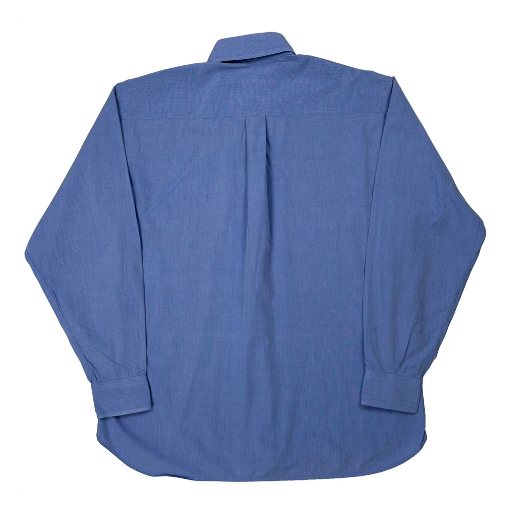 Burberry London Shirt - Large Blue Cotton - Image 2