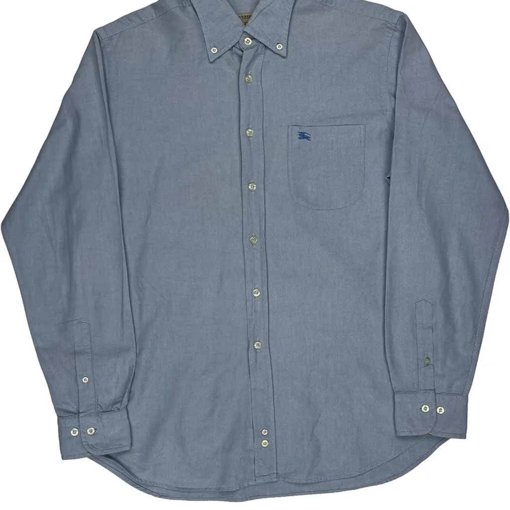 Burberry London Shirt - Large Blue Cotton - Image 6
