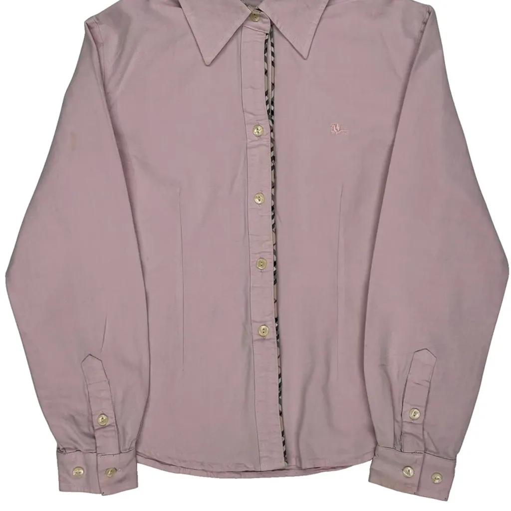 Burberry London Shirt - Large Pink Cotton - Image 4