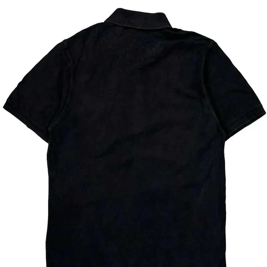 Burberry Slim Fit Polo Shirt - Large Black Cotton - Image 6