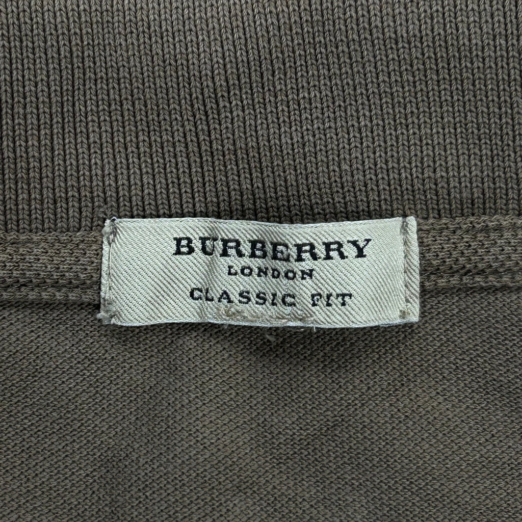 Burberry Polo Shirt - Large Brown Cotton - Image 4