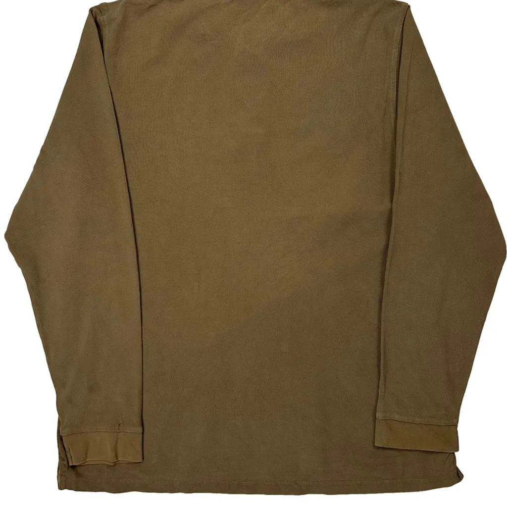 Burberry Polo Shirt - Large Brown Cotton - Image 7