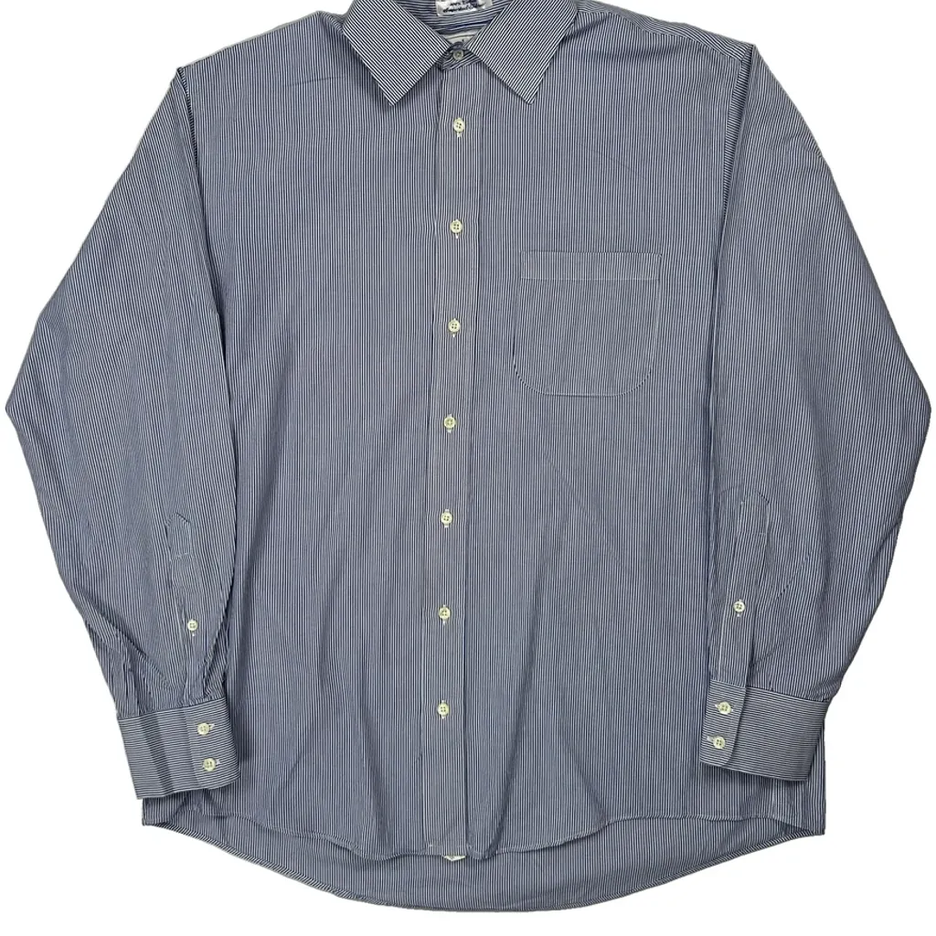 Burberry Striped Shirt - Large Blue Cotton - Image 4