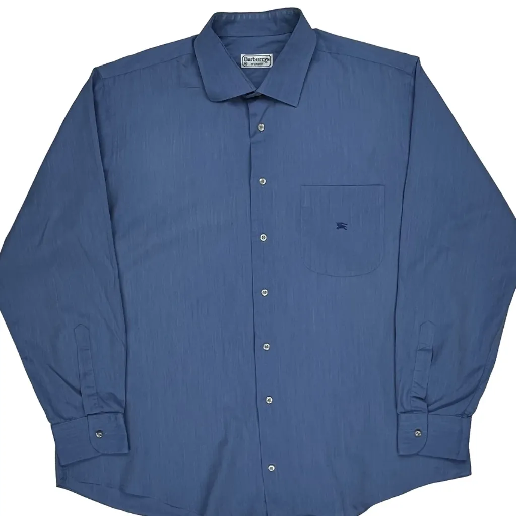 Burberry Shirt - XL Blue Cotton - Image 4