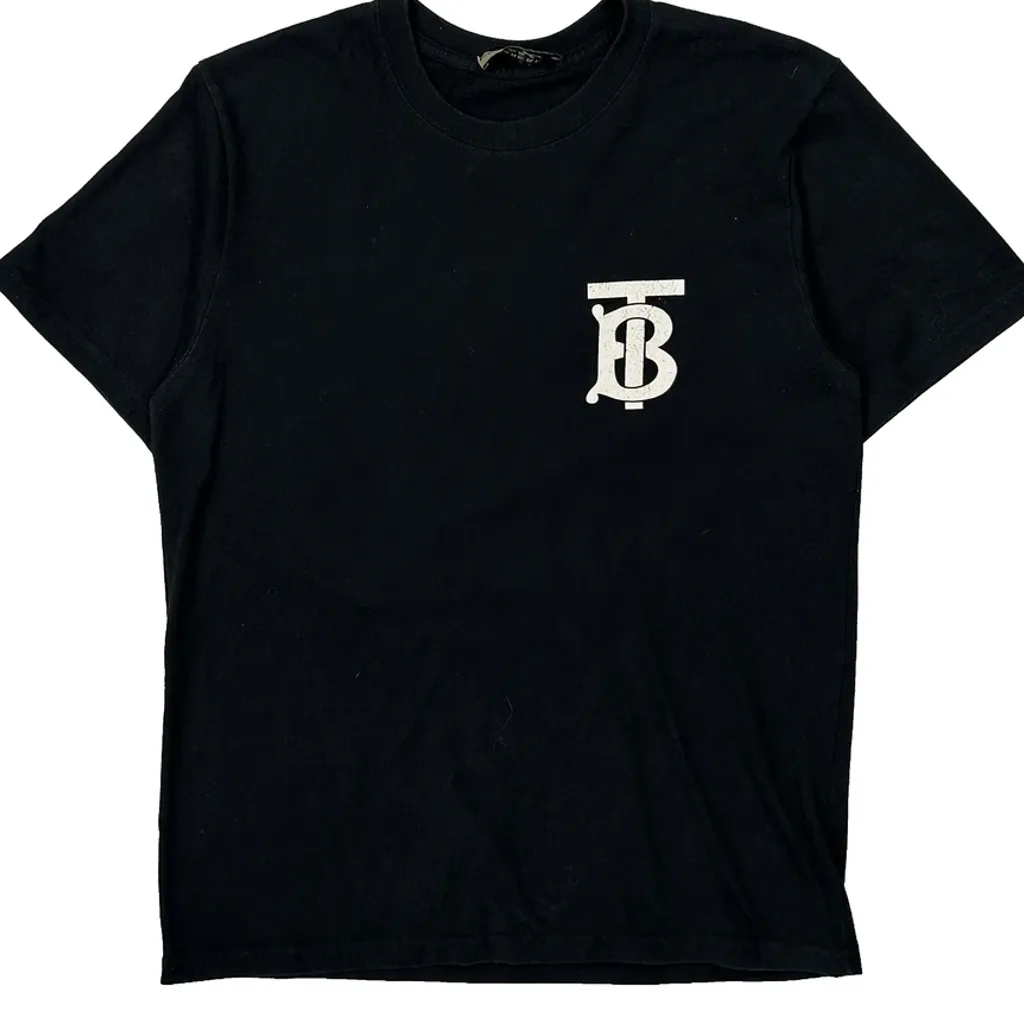 Burberry T-Shirt - Small Black Cotton - Image 5