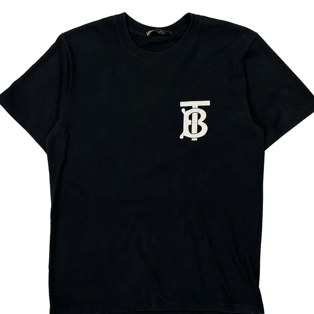 Burberry T-Shirt - Small Black Cotton - Image 6