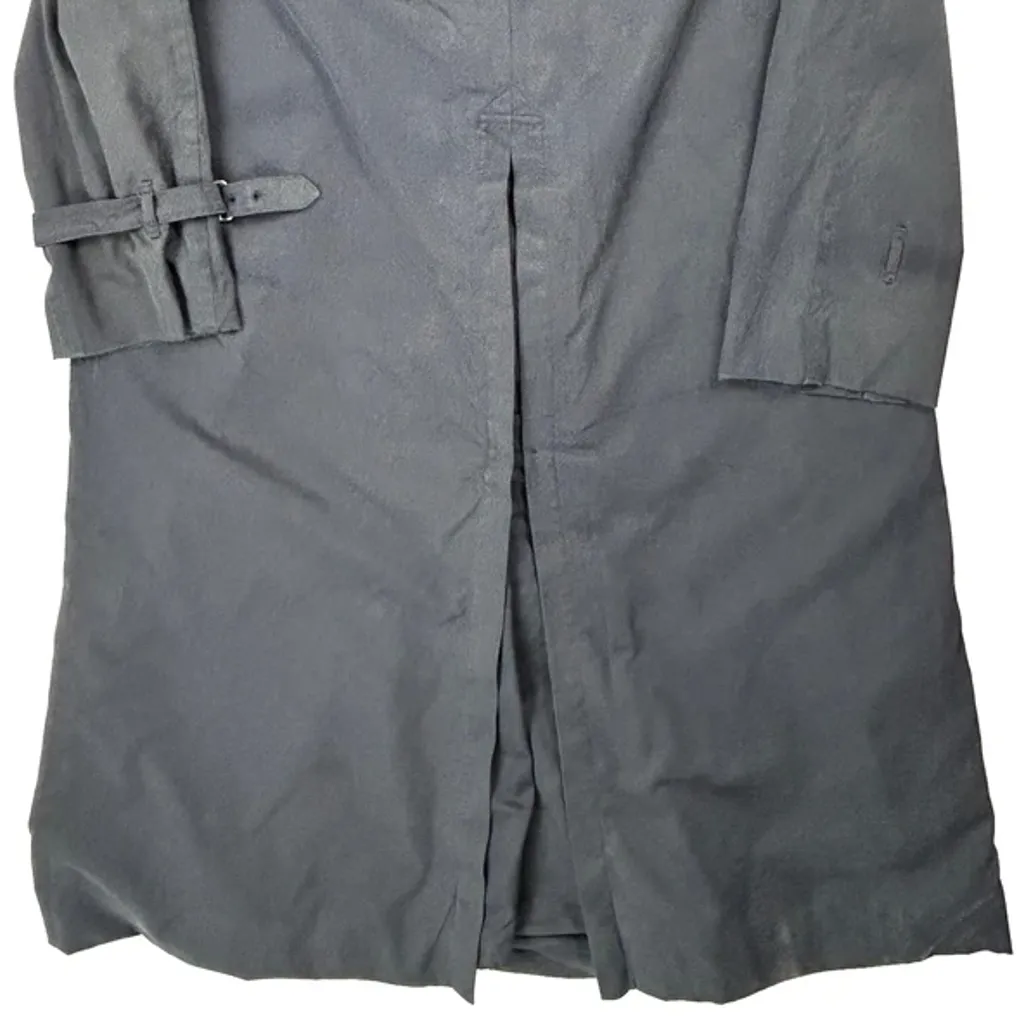 Burberry Double Breasted Trench Coat - Large Grey Cotton - Image 8