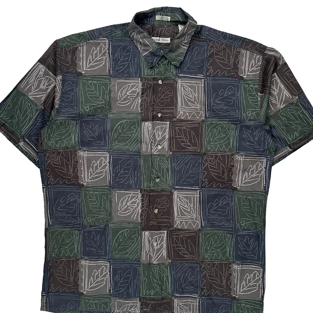 Burma Bibas Short Sleeve Shirt - Large Multicoloured Cotton - Image 4