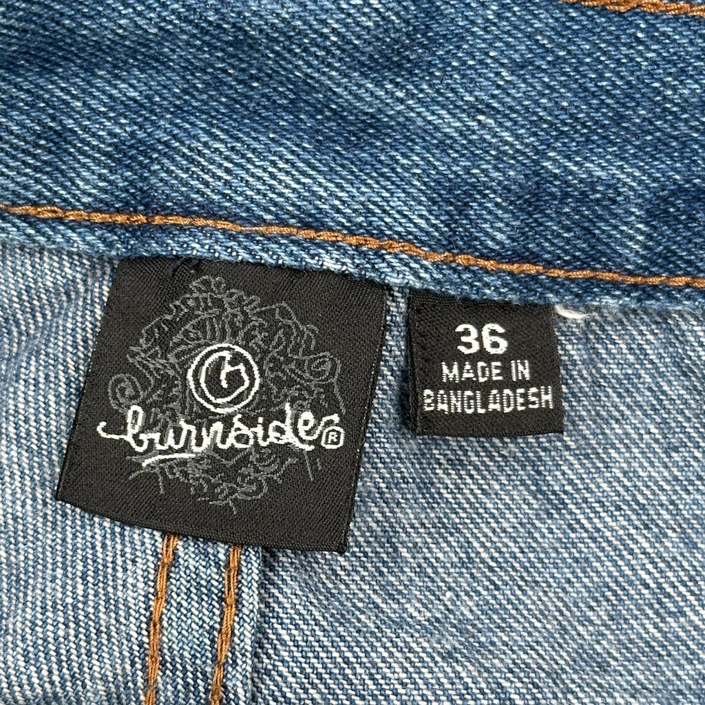 Burnside Denim Shorts - 34W 11L Blue Denim - Image 6