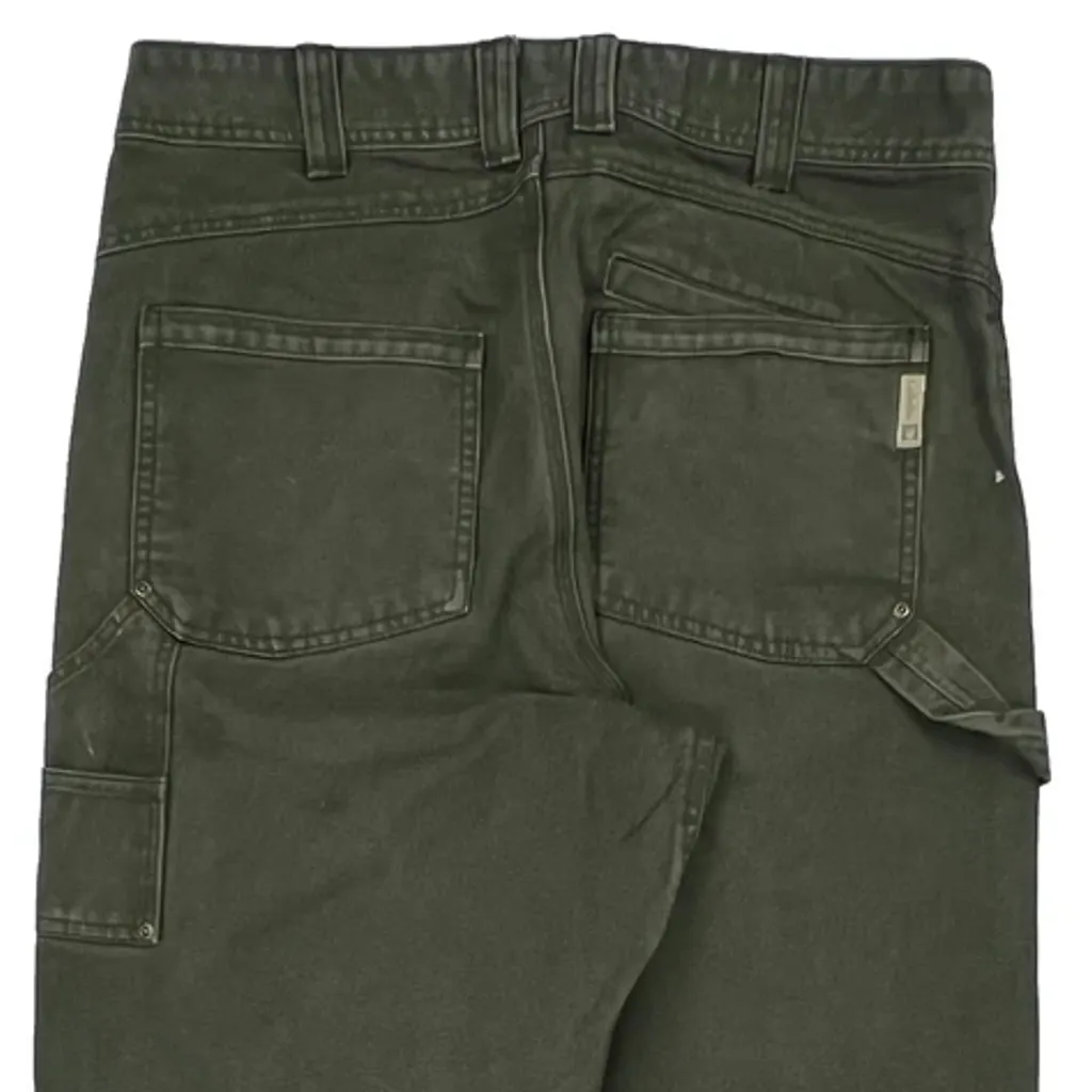 Cabelas Carpenter Trousers - 36W 30L Green Cotton - Image 7