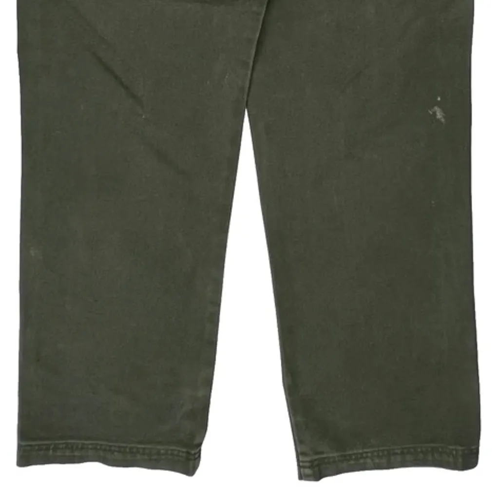 Cabelas Carpenter Trousers - 36W 30L Green Cotton - Image 8