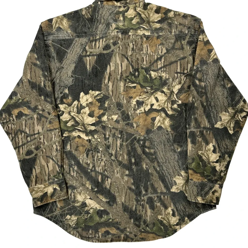 Cabelas Camo Flannel Shirt - XL Camo Cotton - Image 7