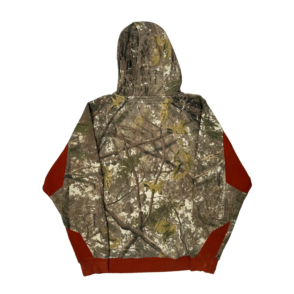 Cabelas Camo Hoodie - Large Camo Cotton - Image 2