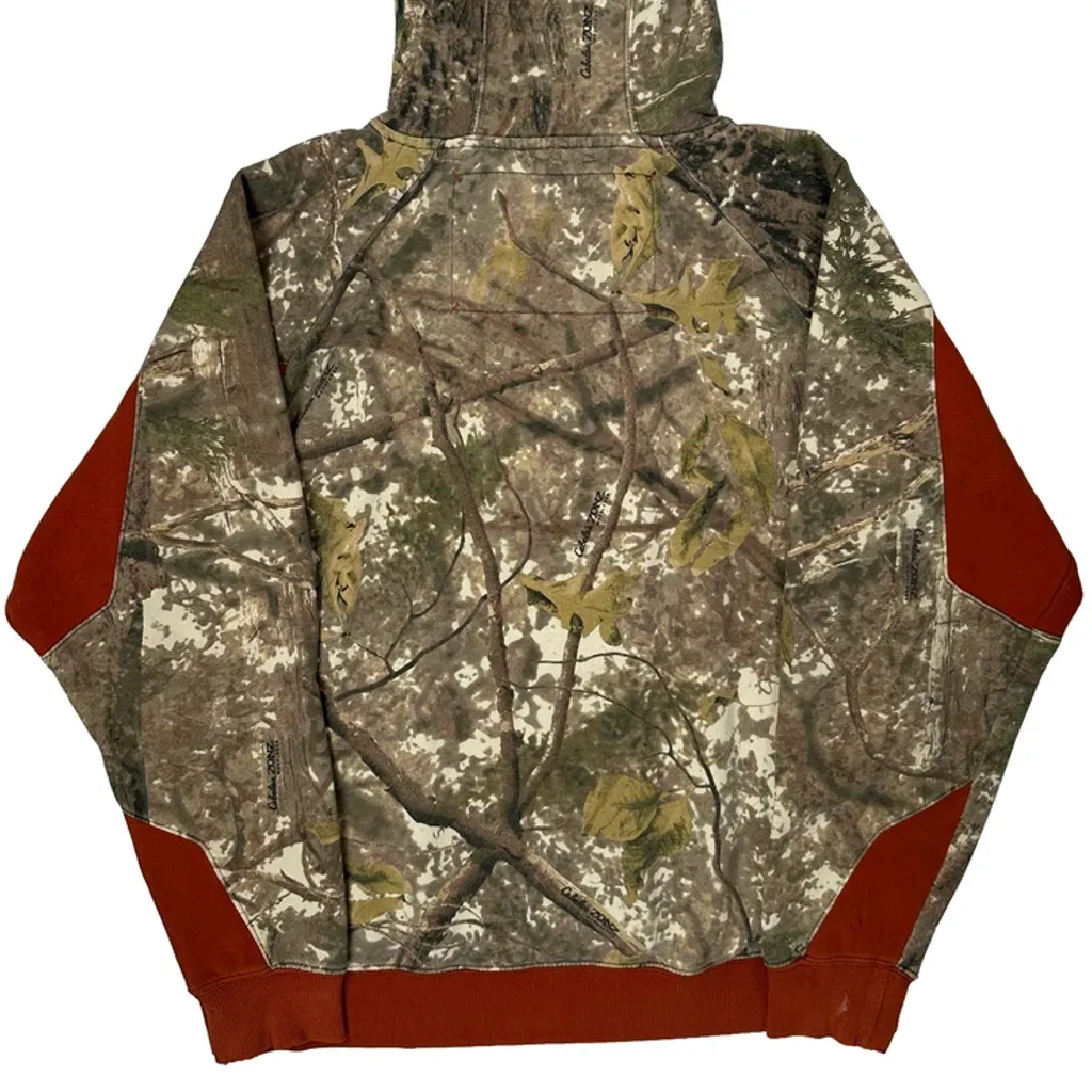 Cabelas Camo Hoodie - Large Camo Cotton - Image 6