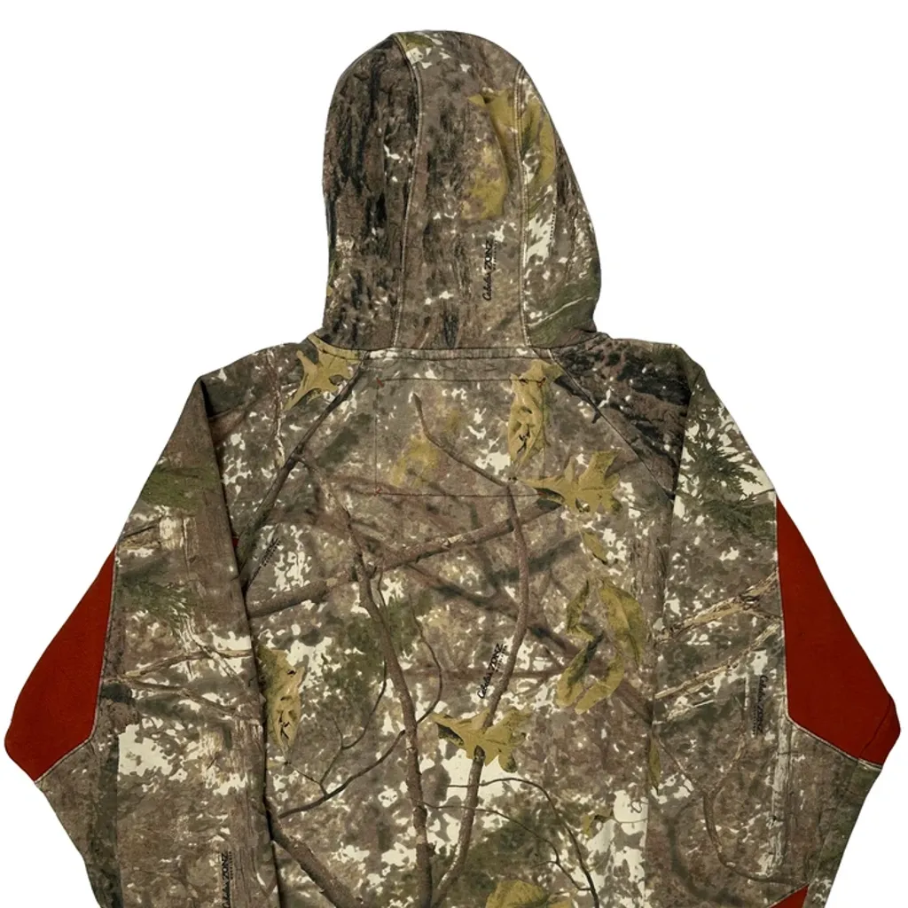Cabelas Camo Hoodie - Large Camo Cotton - Image 7
