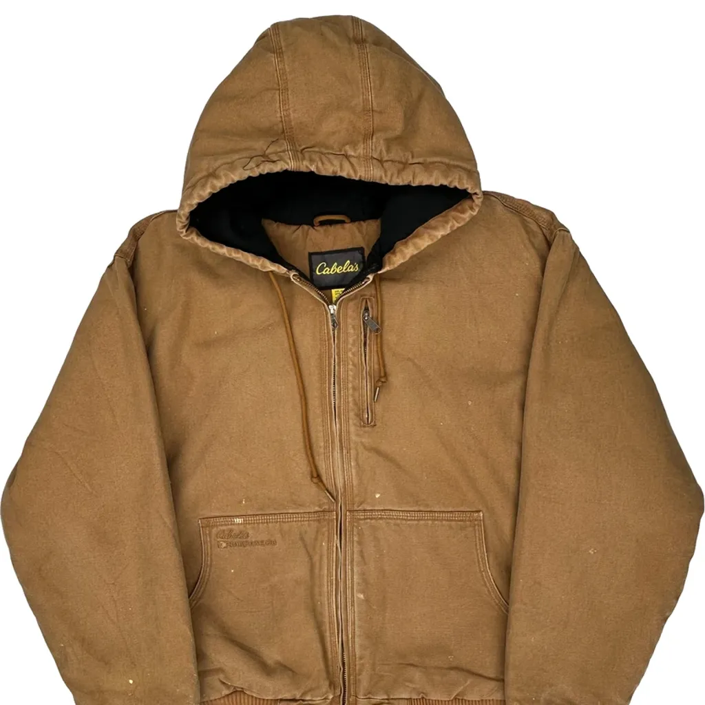 Cabelas Jacket - 2XL Brown Cotton - Image 5