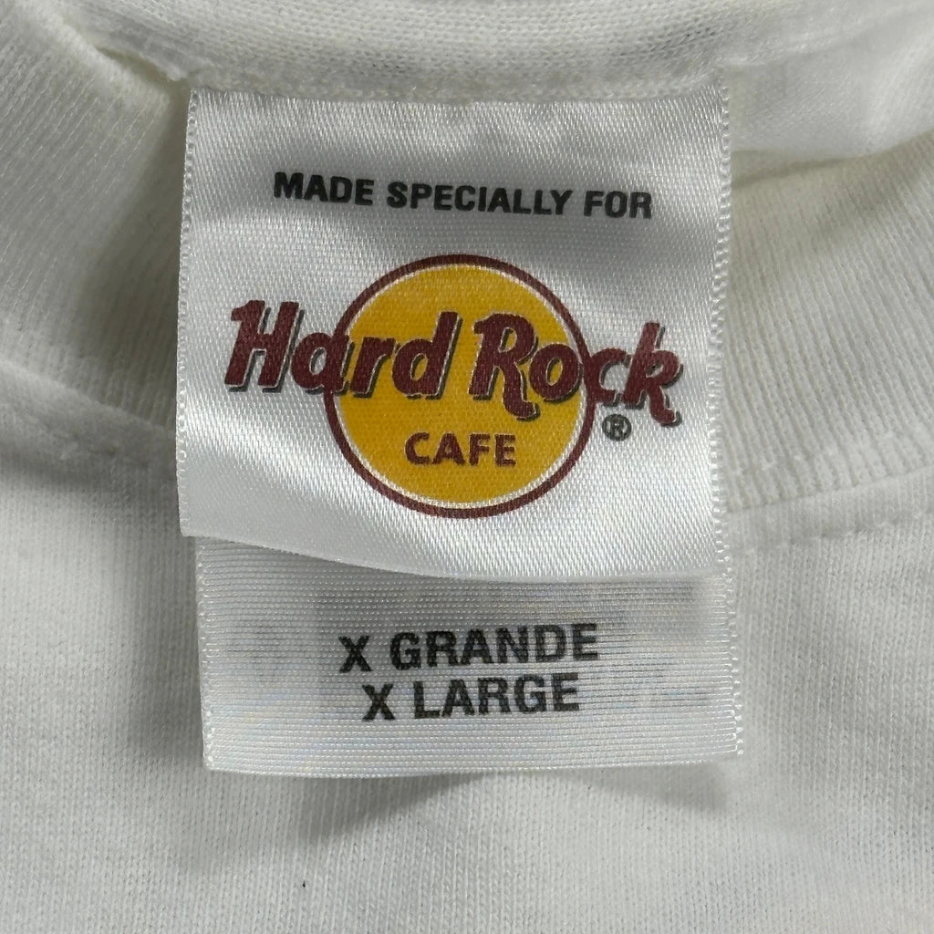 Cabo San Lucas Hard Rock Cafe Graphic T-Shirt - XL White Cotton - Image 3