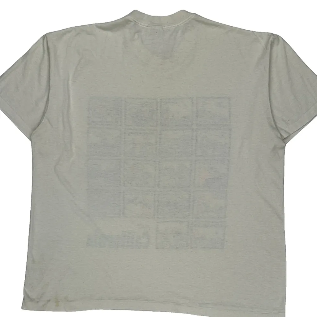 California Cities Stedman Graphic T-Shirt - XL White Cotton Blend - Image 6