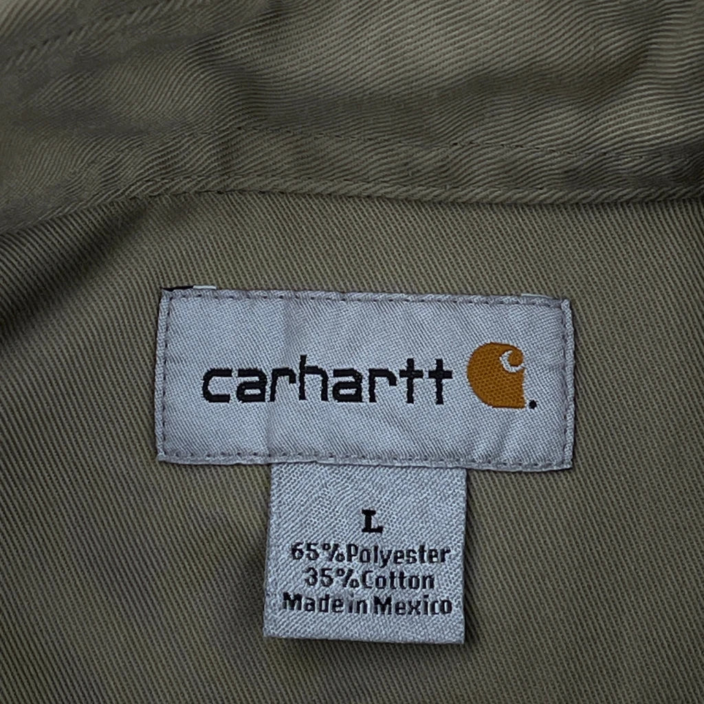 California State Parks Carhartt Shirt - Large Khaki Polyester Blend - Image 3