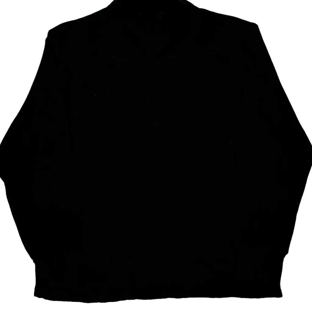 Calvin Klein 1/4 Zip - Large Black Cotton - Image 6