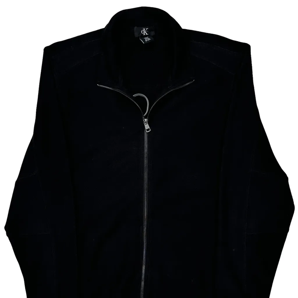 Calvin Klein 1/4 Zip - Medium Black Cotton - Image 5