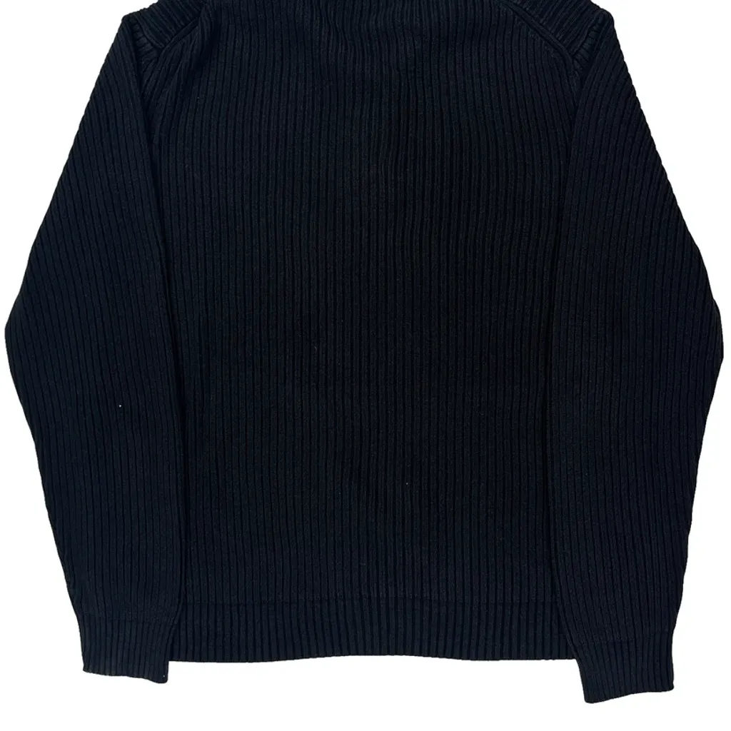 Calvin Klein 1/4 Zip - XL Black Cotton - Image 7