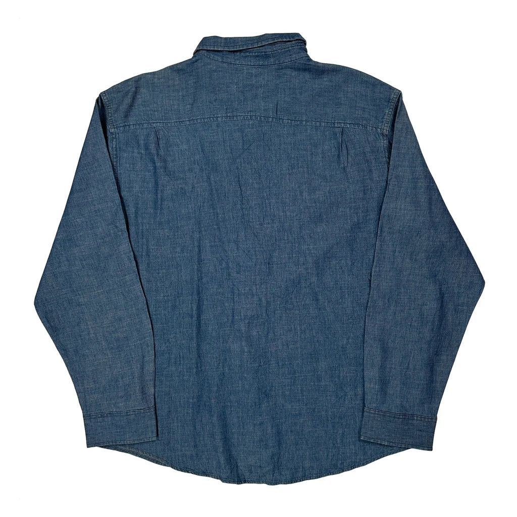 Calvin Klein Denim Shirt - XL Blue Cotton - Image 2