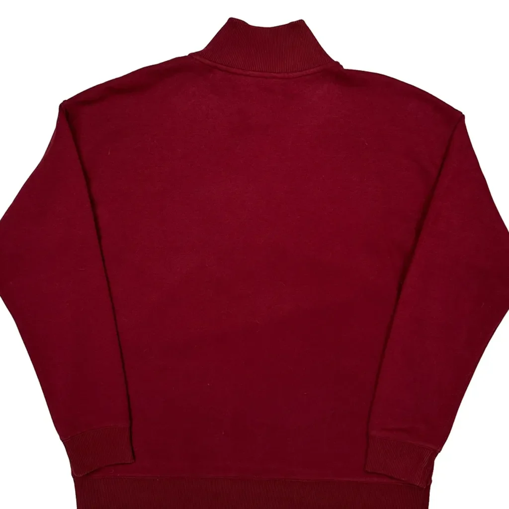 Calvin Klein Jeans 1/4 Zip - Large Red Cotton - Image 6