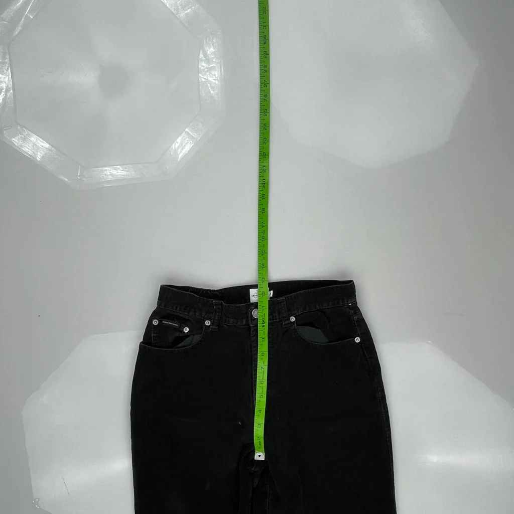Calvin Klein Jeans Cord Pants - 28″ Waist Black Cotton - Image 4