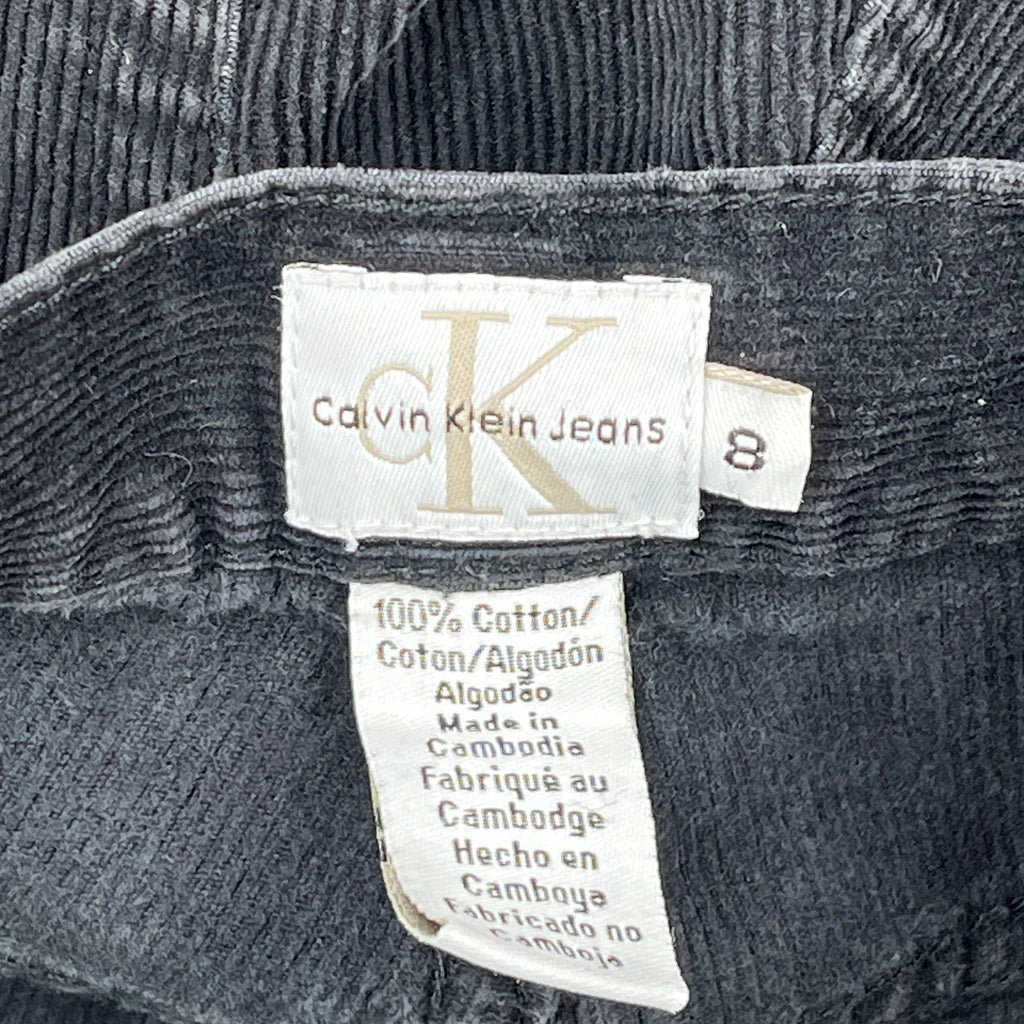 Calvin Klein Jeans Cord Pants - 28″ Waist Black Cotton - Image 6