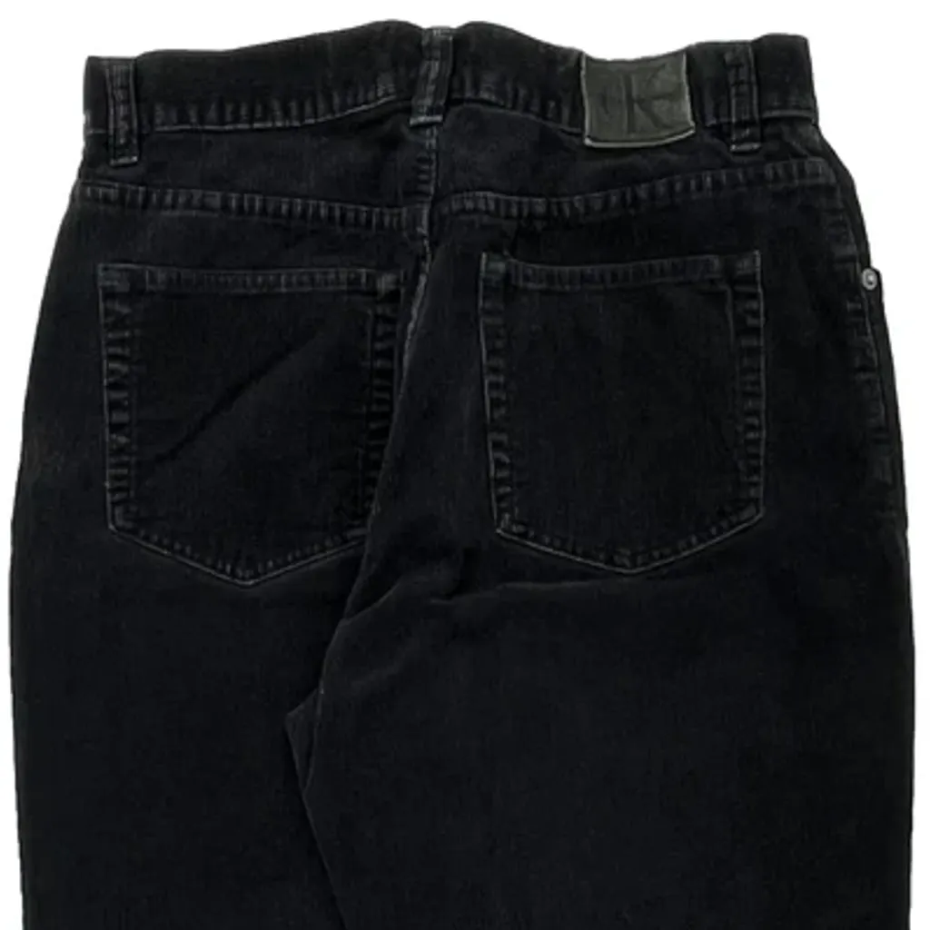 Calvin Klein Jeans Cord Pants - 28″ Waist Black Cotton - Image 7