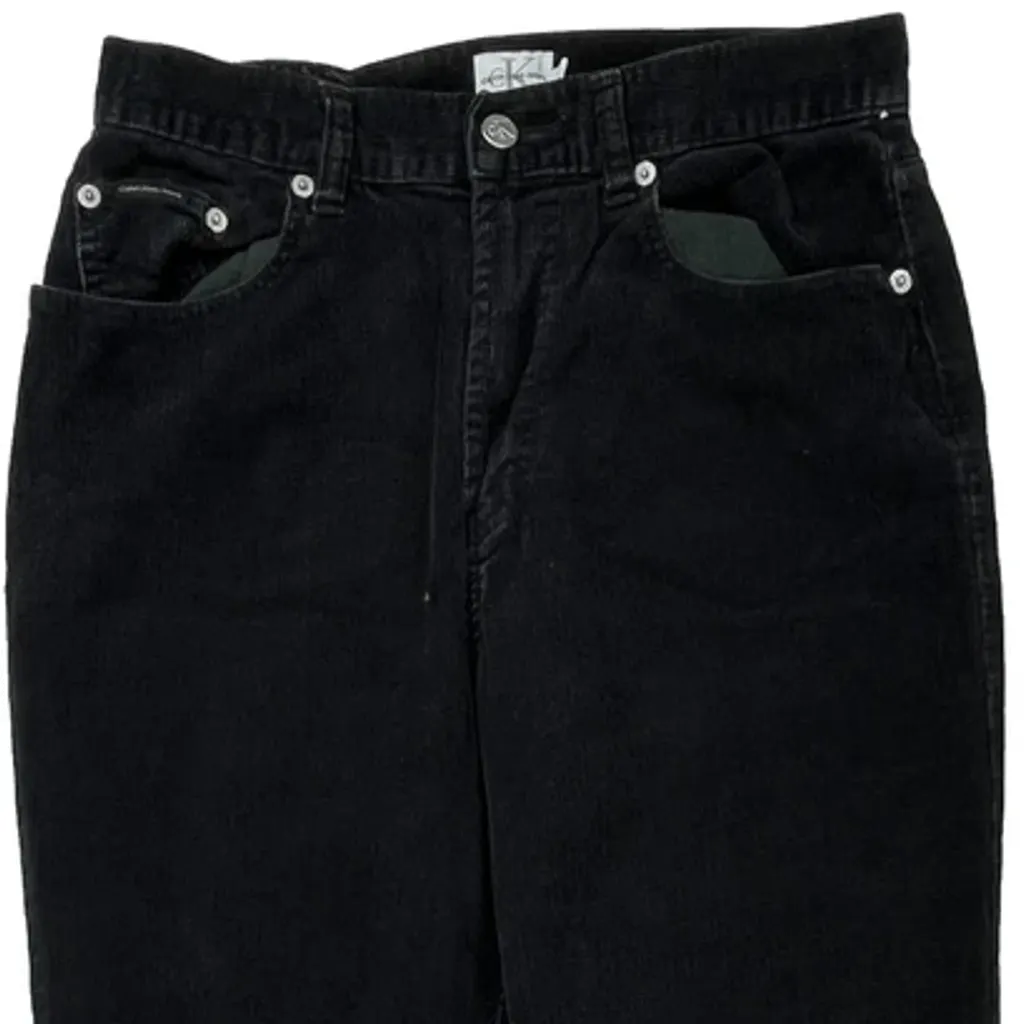 Calvin Klein Jeans Cord Pants - 28″ Waist Black Cotton - Image 9