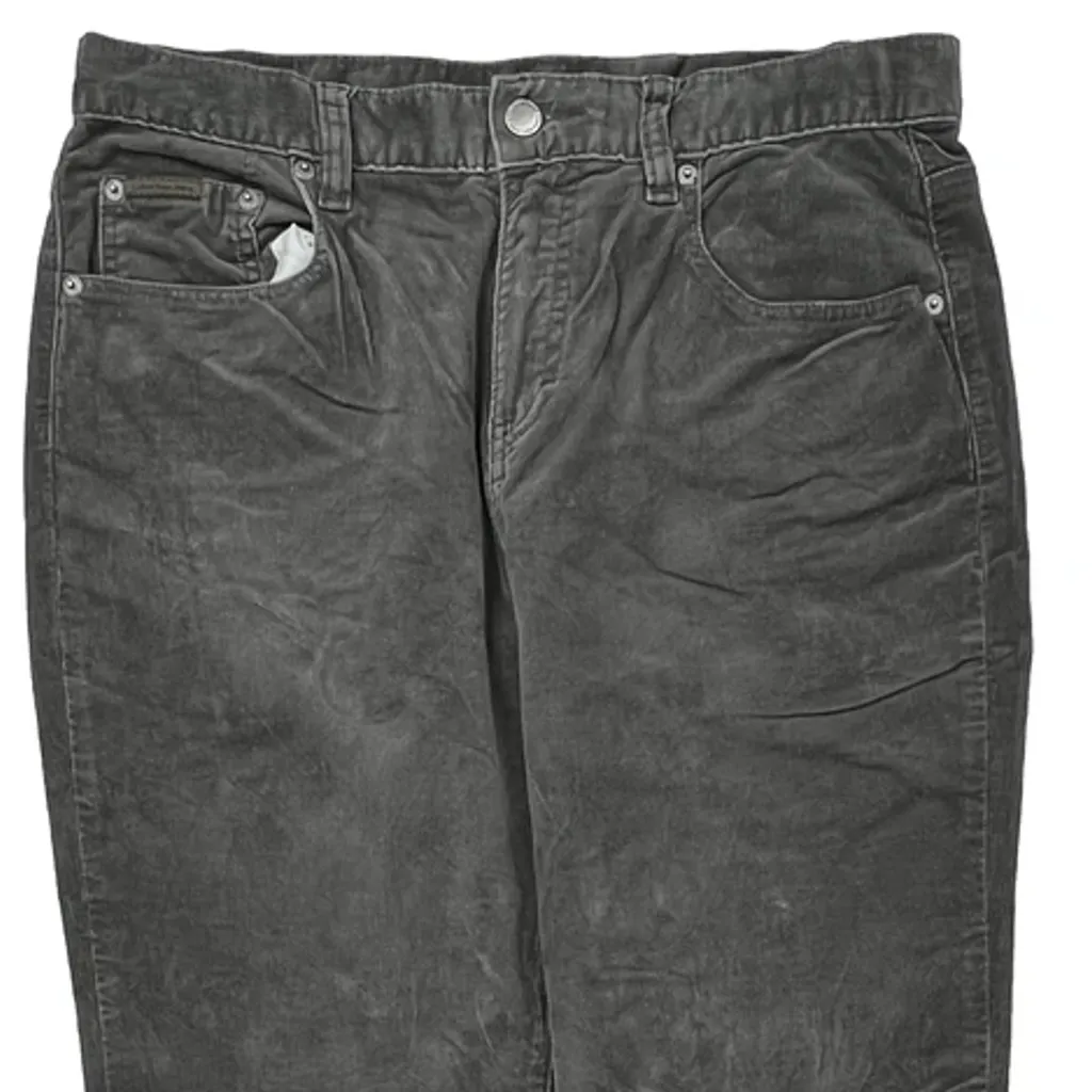 Calvin Klein Jeans Cord Pants - 31″ Waist Gray Corduroy - Image 10