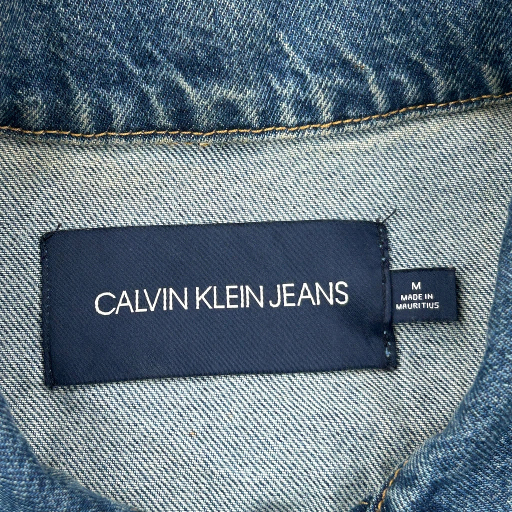 Calvin Klein Jeans Denim Jacket - Medium Blue Denim - Image 3