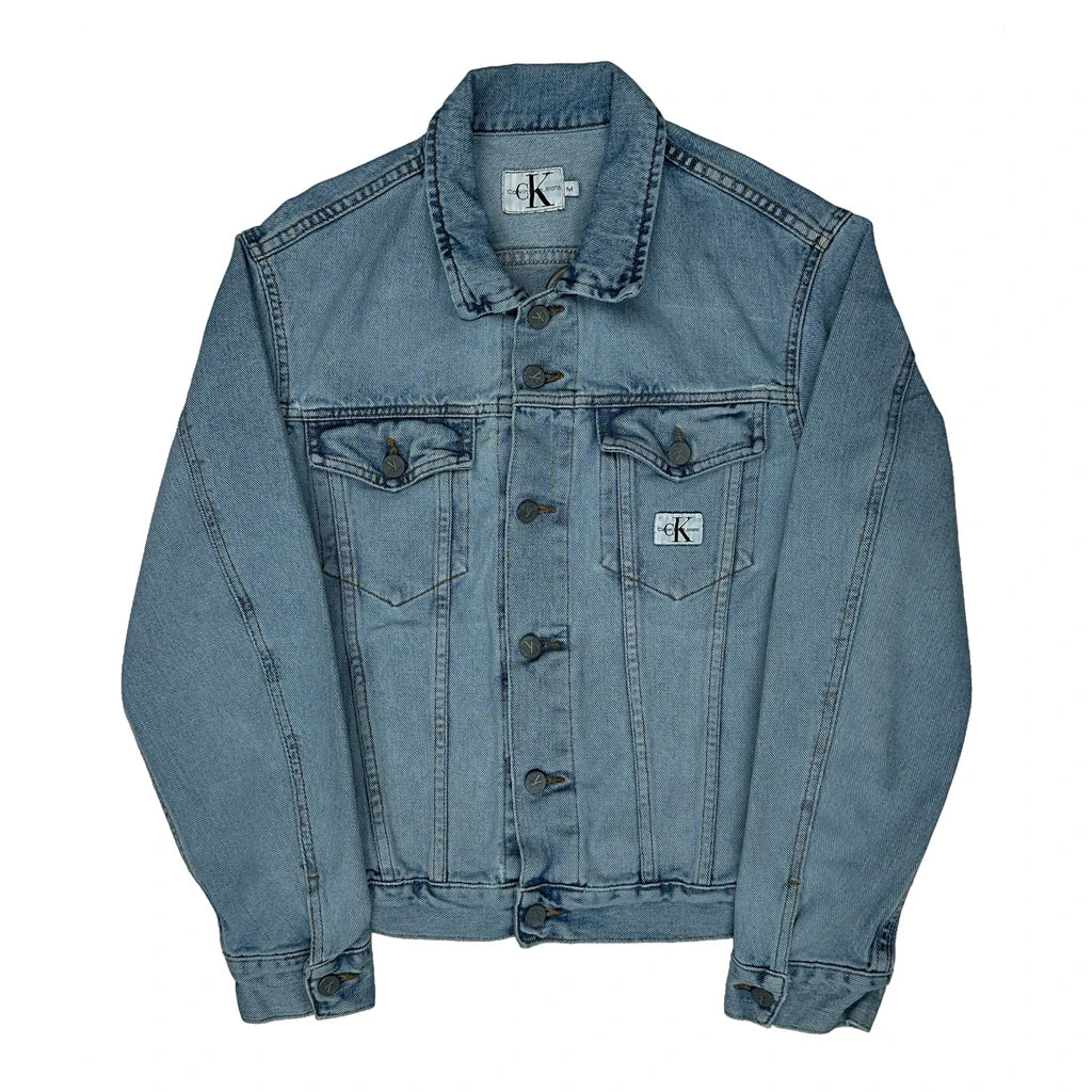 Calvin Klein Jeans Denim Jacket - Medium Light Wash Denim