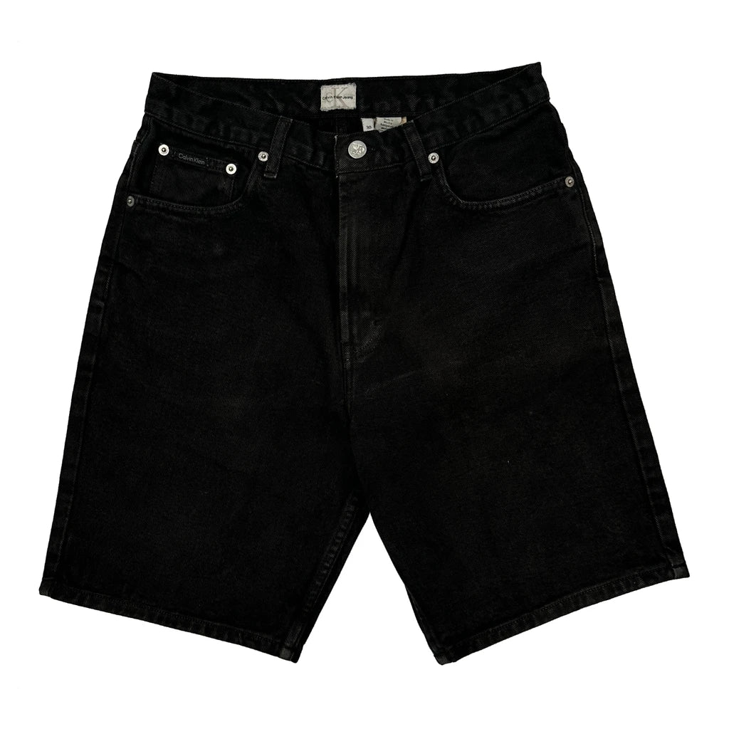 Calvin Klein Jeans Denim Shorts - 28W 9L Black Cotton - Image 2