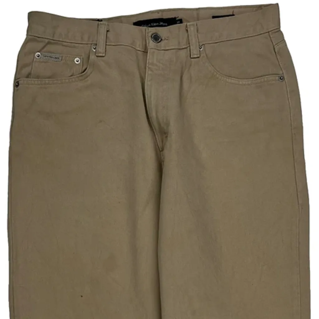 Calvin Klein Jeans - 32W 32L Beige Cotton - Image 10